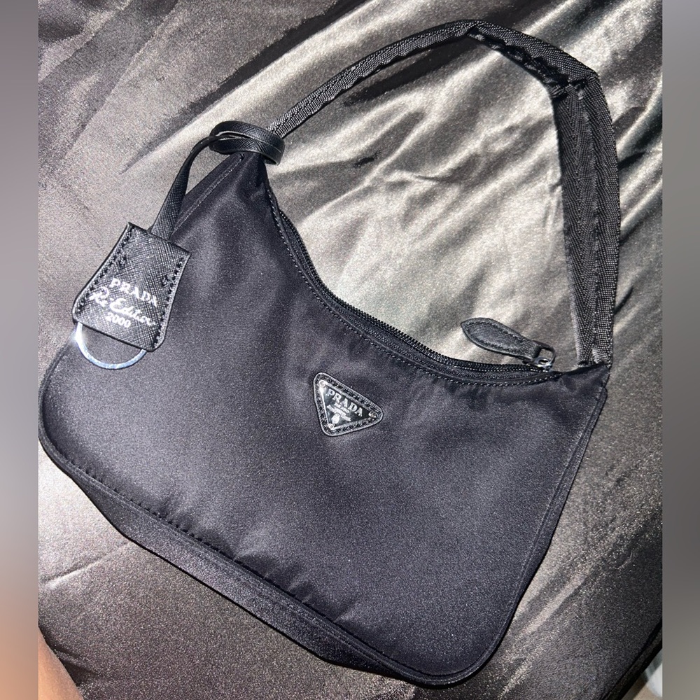 Black nylon bag